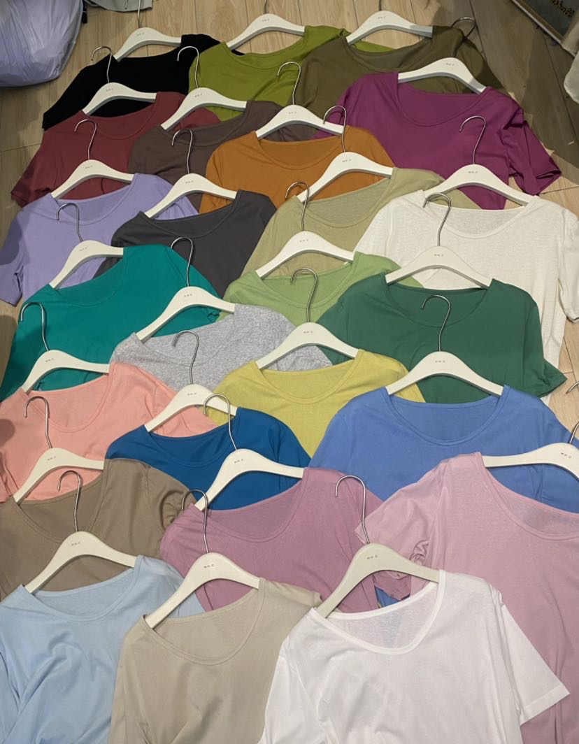 2024夏季休闲时尚百搭纯棉T恤短袖