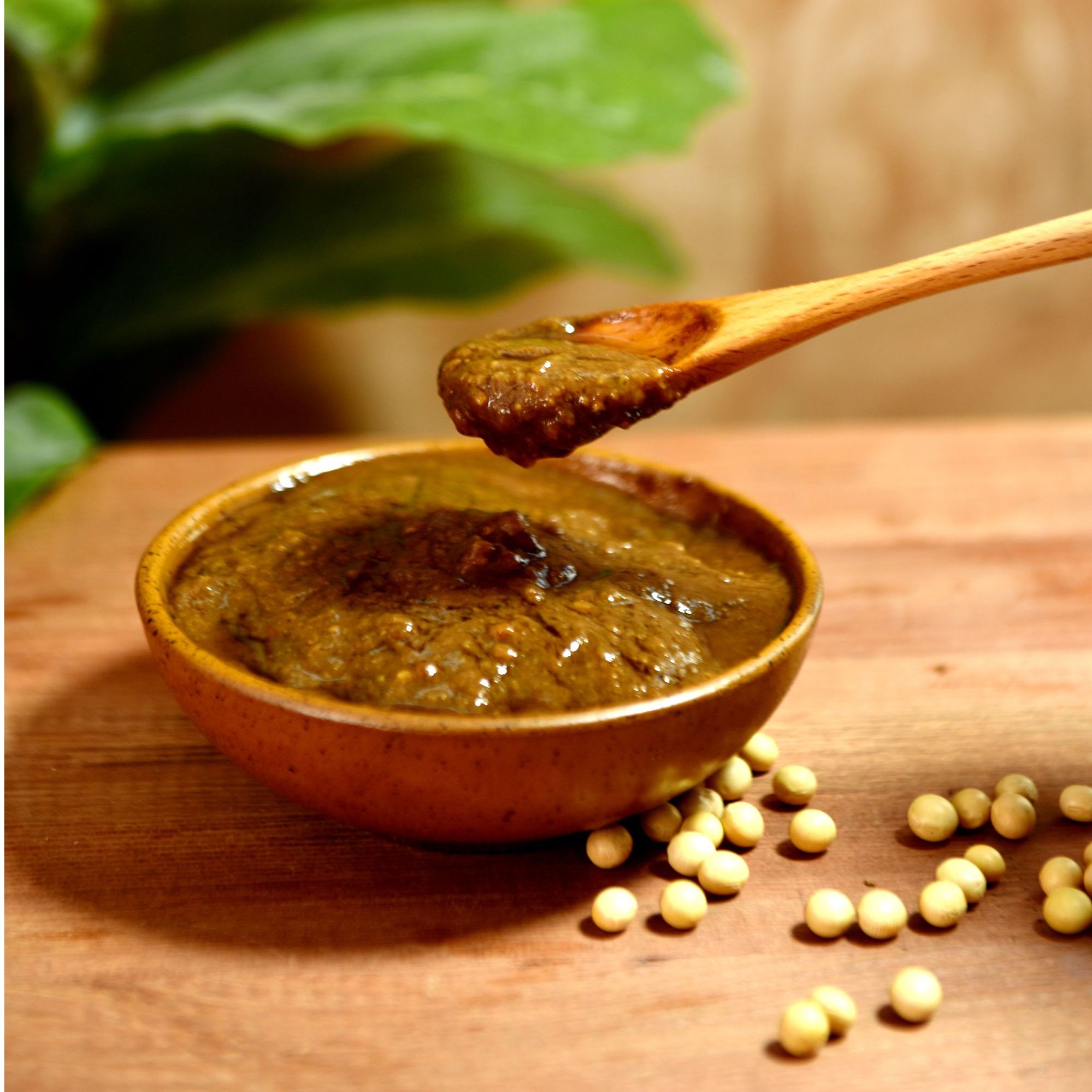 黄豆酱农家酱酱缸大酱