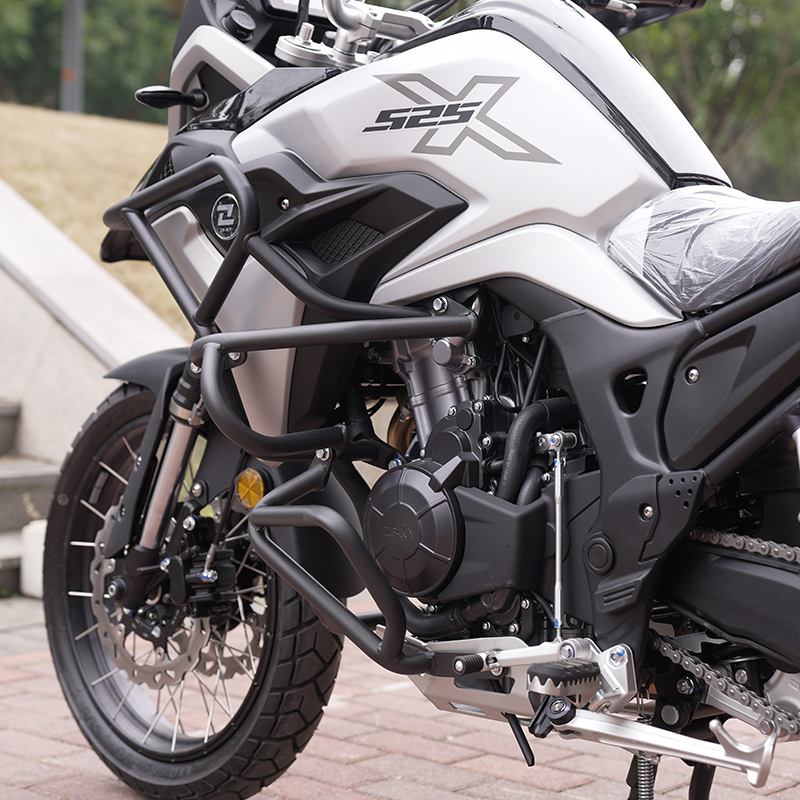 摩托车护杠保险杠对应车型号选择改装发动机中下防摔杠高碳钢