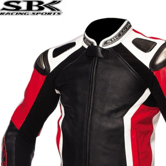 SBK皮衣摩托车分体骑行服四季牛皮装备防摔衣赛车赛道保暖防护