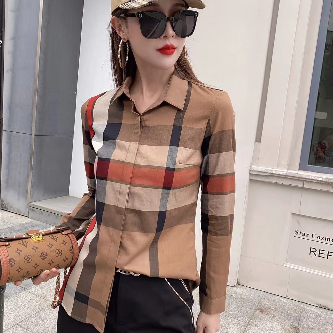 [金曼]经典修身百搭时尚款格衬衫1137