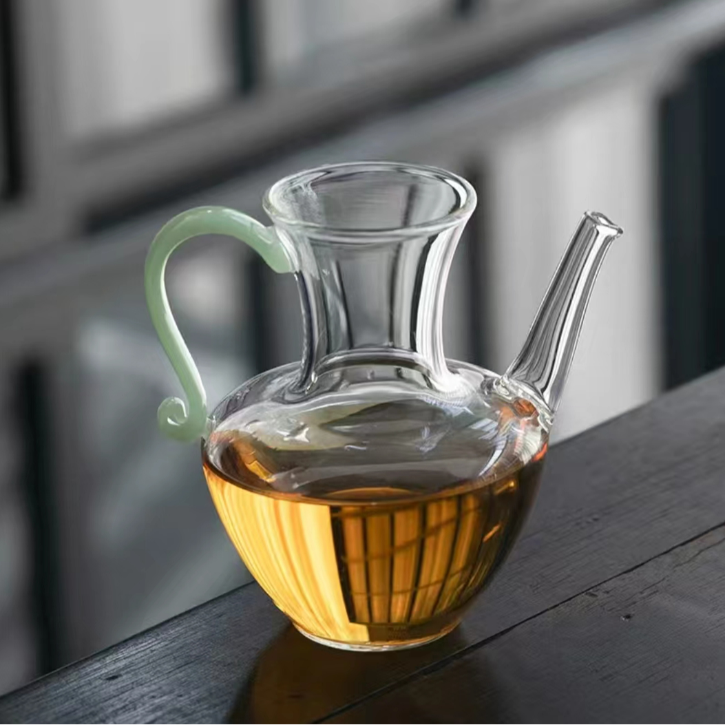 【时熙】贵妃高硼硅玻璃公道杯耐热茶海高档分茶器家用过滤功夫茶具