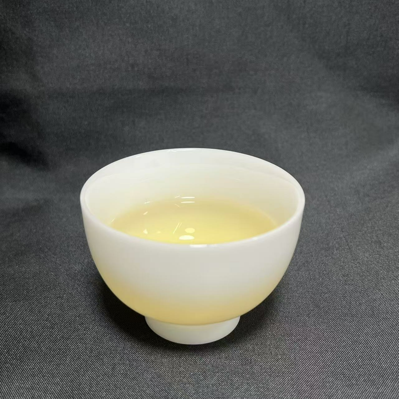 【时熙】冰种玉瓷茶杯陶瓷品茗杯高端羊脂玉家用功夫茶具纯白单杯