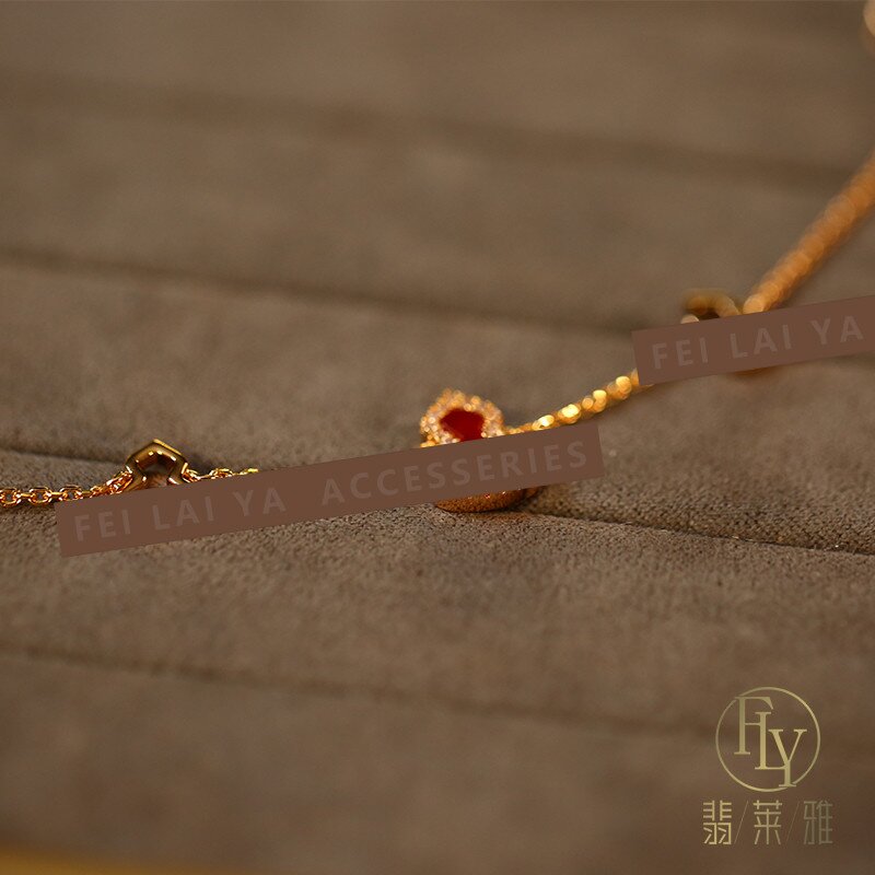 翡莱雅 法国《三小福》葫芦手工轻奢手链-2118