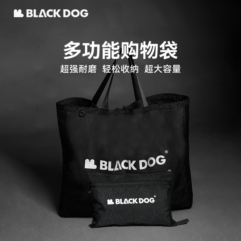 Blackdog 黑化露营时尚手拎购物袋多功能户外运动手拎包耐磨休闲