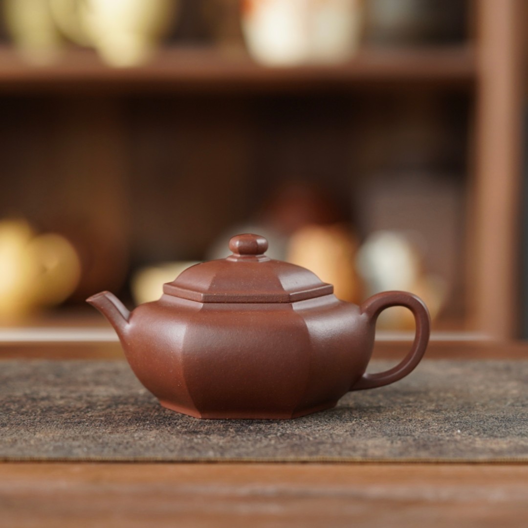 底槽清方器邵晨旭全手工制小容量《六方宫灯》纯手工宫灯壶手制梨形