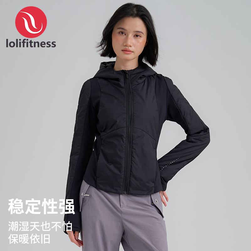 萝莉爱秋冬运动ol夹克外套上衣连帽轻便薄款跑步外穿休闲保暖搭子