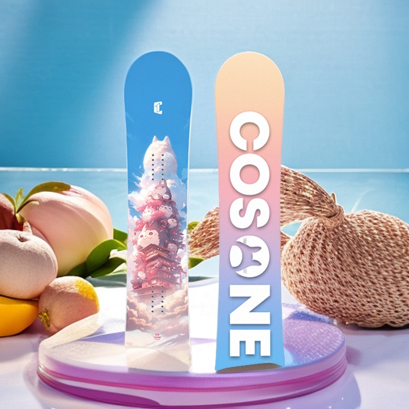 COSONE滑雪板单板女全能板雪鞋固定器套装初学者滑雪板单板三件套