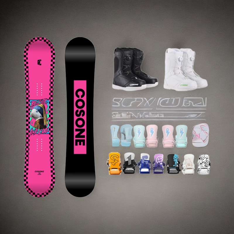COSONE滑雪板单板套装男女初学者全能板日式成人雪板新手全能板