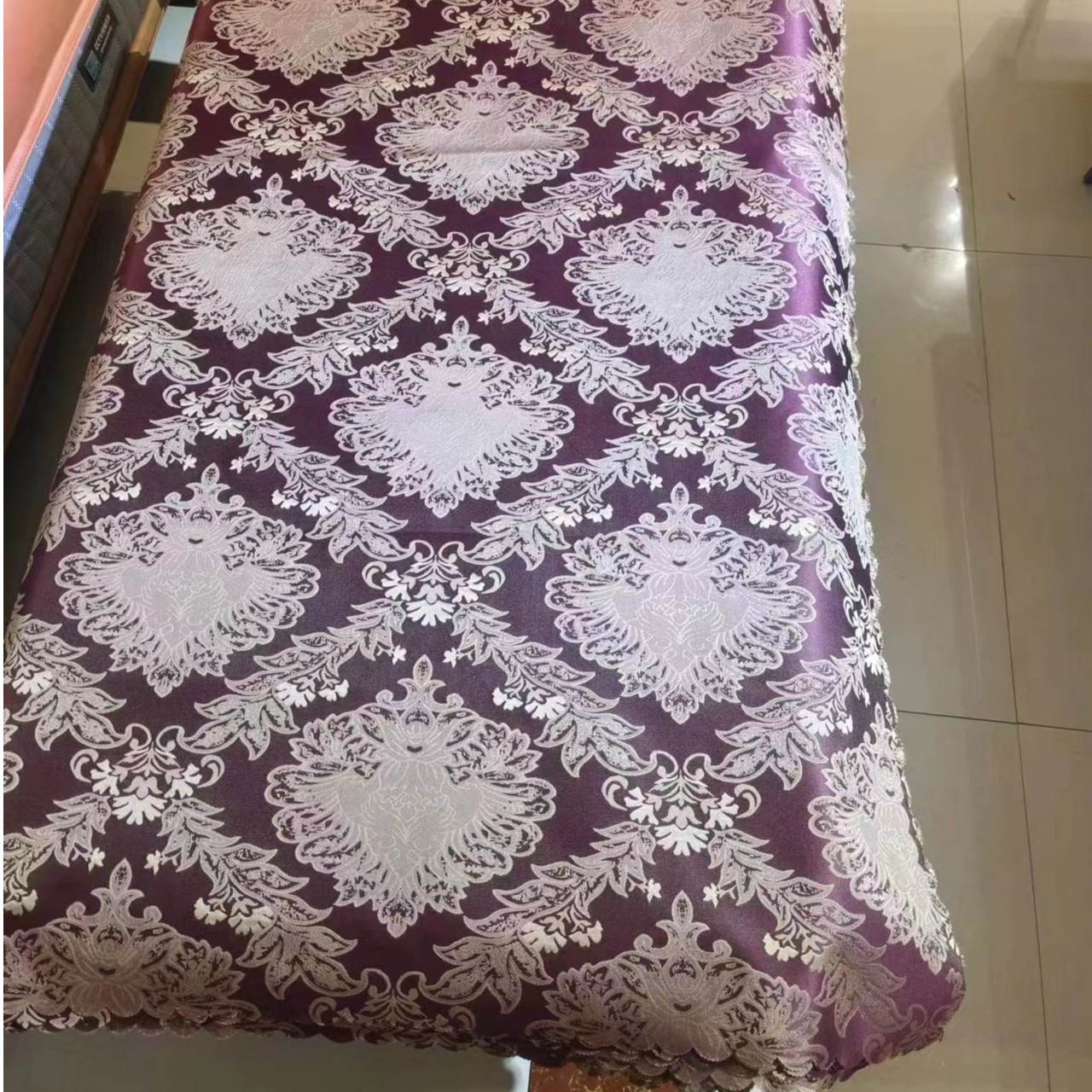 沙发卧室加厚时尚高档多功能双面桌布家用超大灰色田园条纹单人