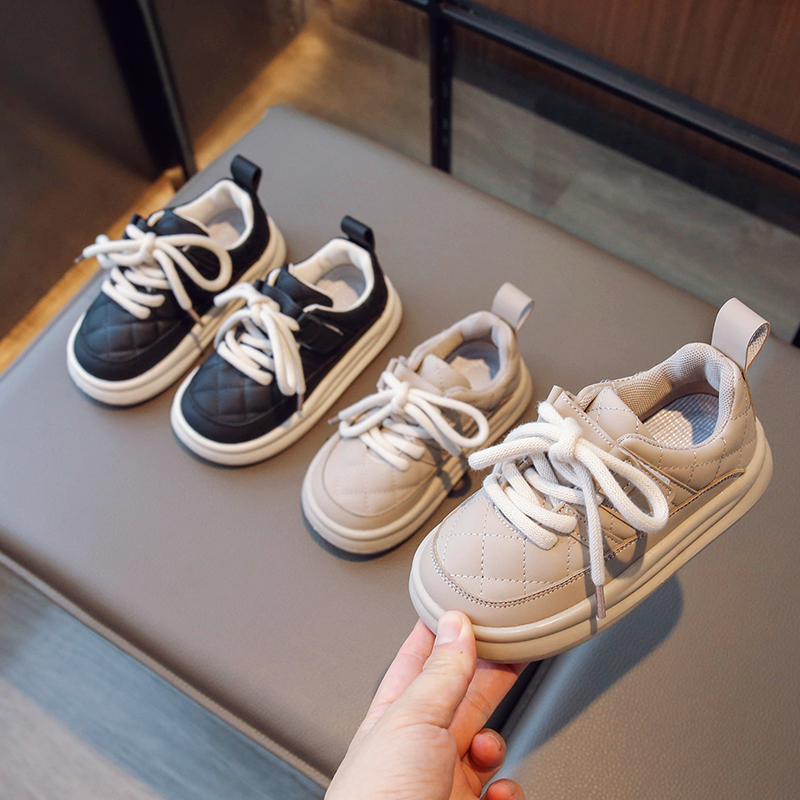2023春秋新款男童鞋子儿童运动鞋防滑板鞋中大童单鞋女童轻便鞋潮