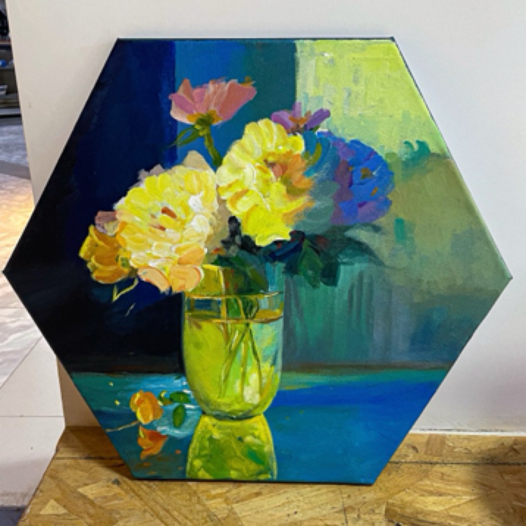 直播福利 房间装饰小油画