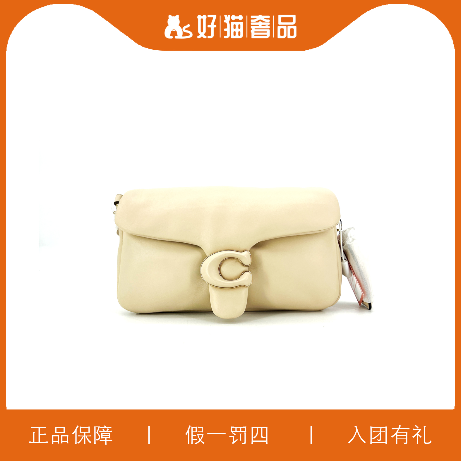 全新未使用 COACH/蔻驰 C扣云朵腋下酒神/L2845/26X13X8