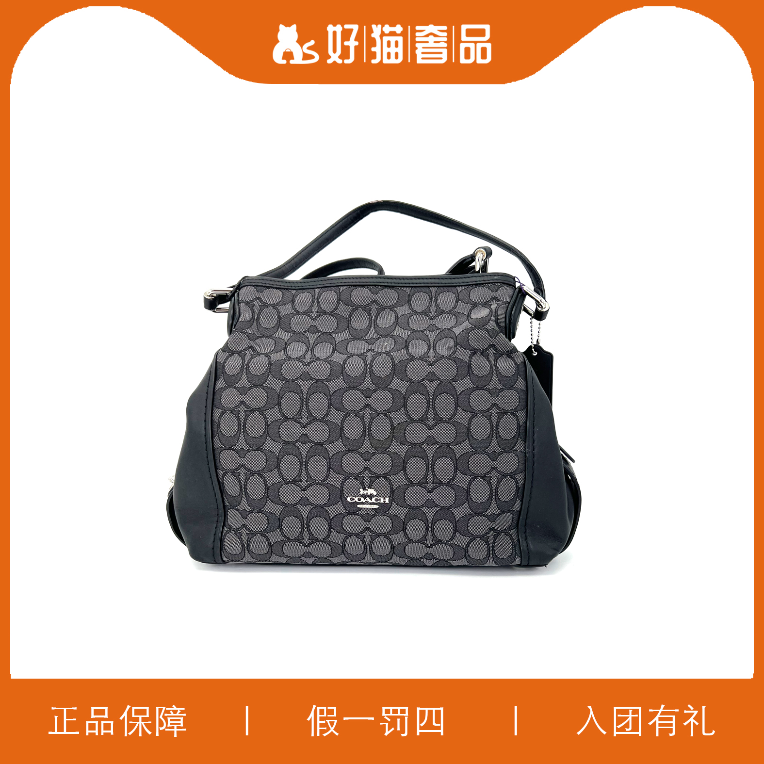 95新 COACH/蔻驰 时尚手提包/Y5490/32X26X11