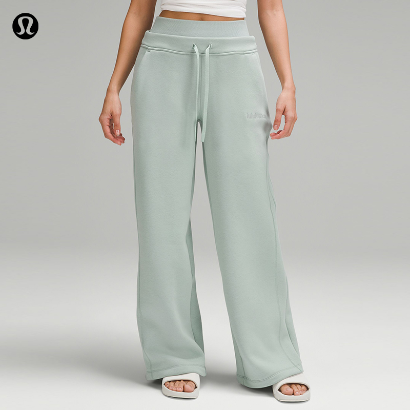 lululemon丨Plush Fleece 女士拉绒双层腰部高腰长裤 LW5GBCA