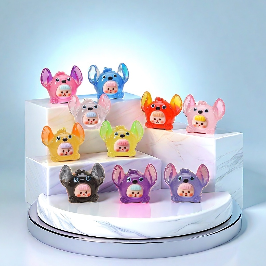 【主播现拆】可爱史滴仔diy摆件钥匙扣包挂