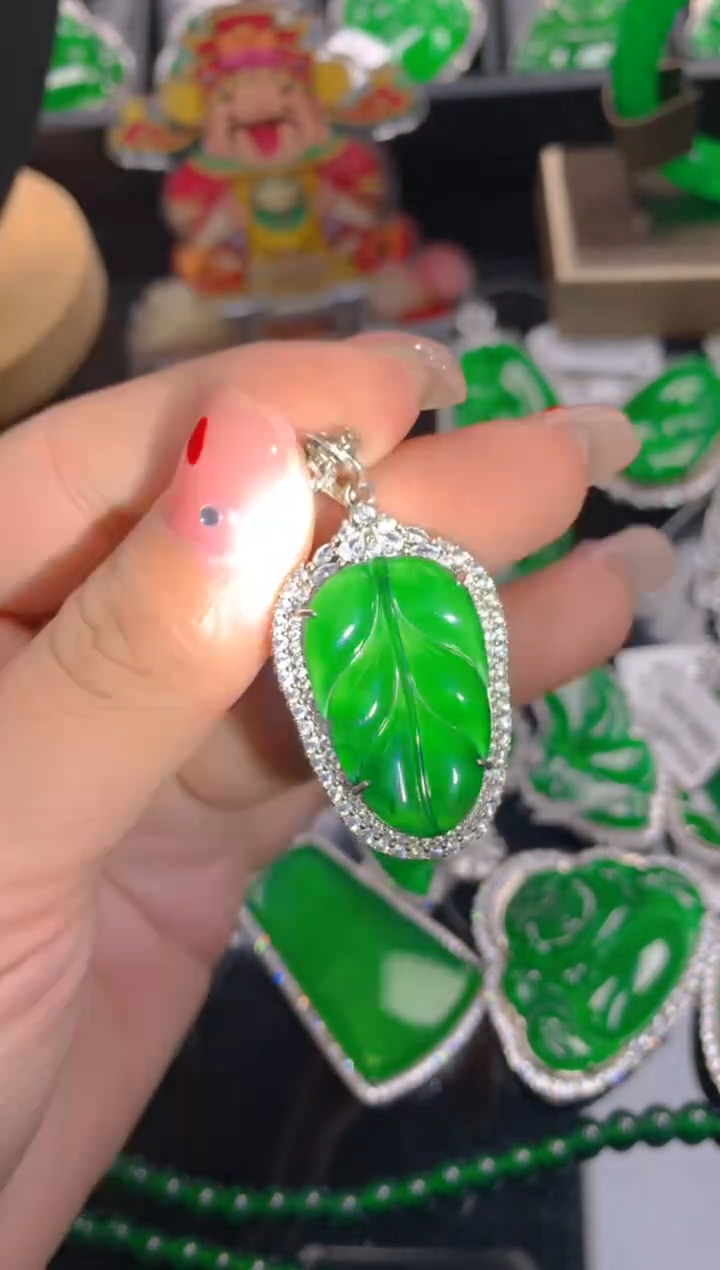 【闪购商品】翡翠颈饰银S925镶嵌29