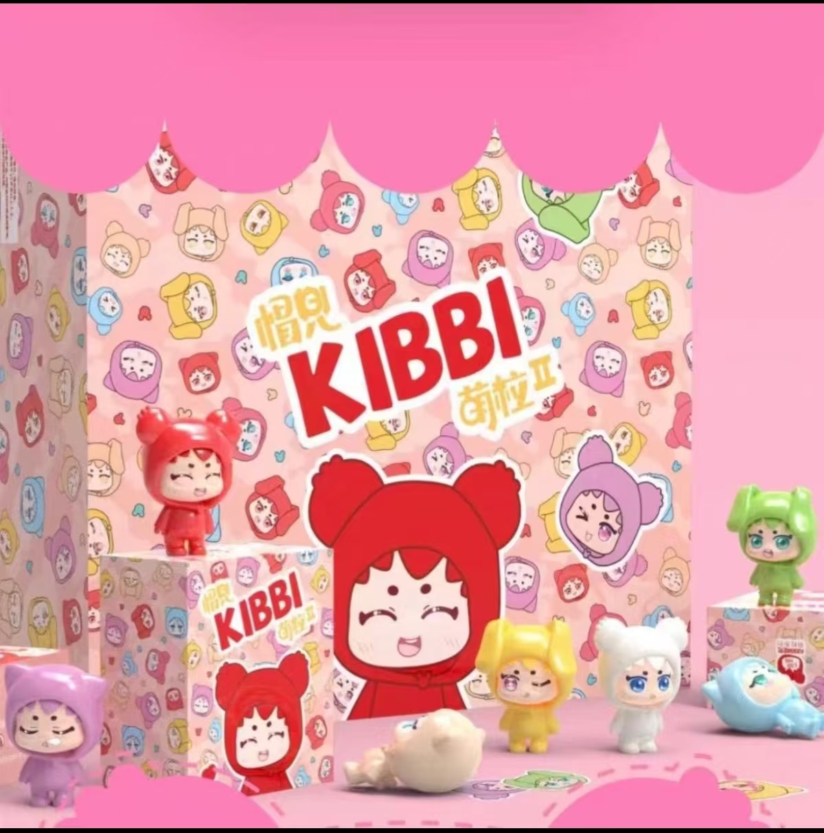 【拆盒】帽兜系列潮玩盲盒可爱摆件