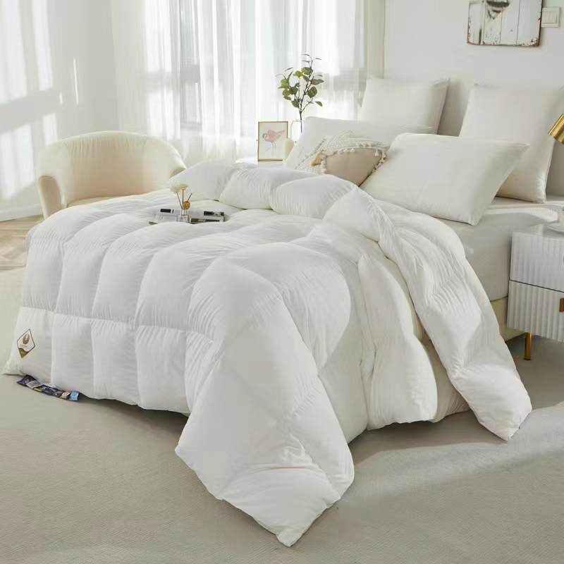 【加厚羽绒冬被】90白鸭绒三防一抗高档5A级超柔软超静音羽绒冬被