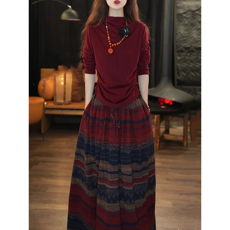 高端时尚洋气减龄套装女2025秋季新款气质宽松显瘦百搭毛衣两件套