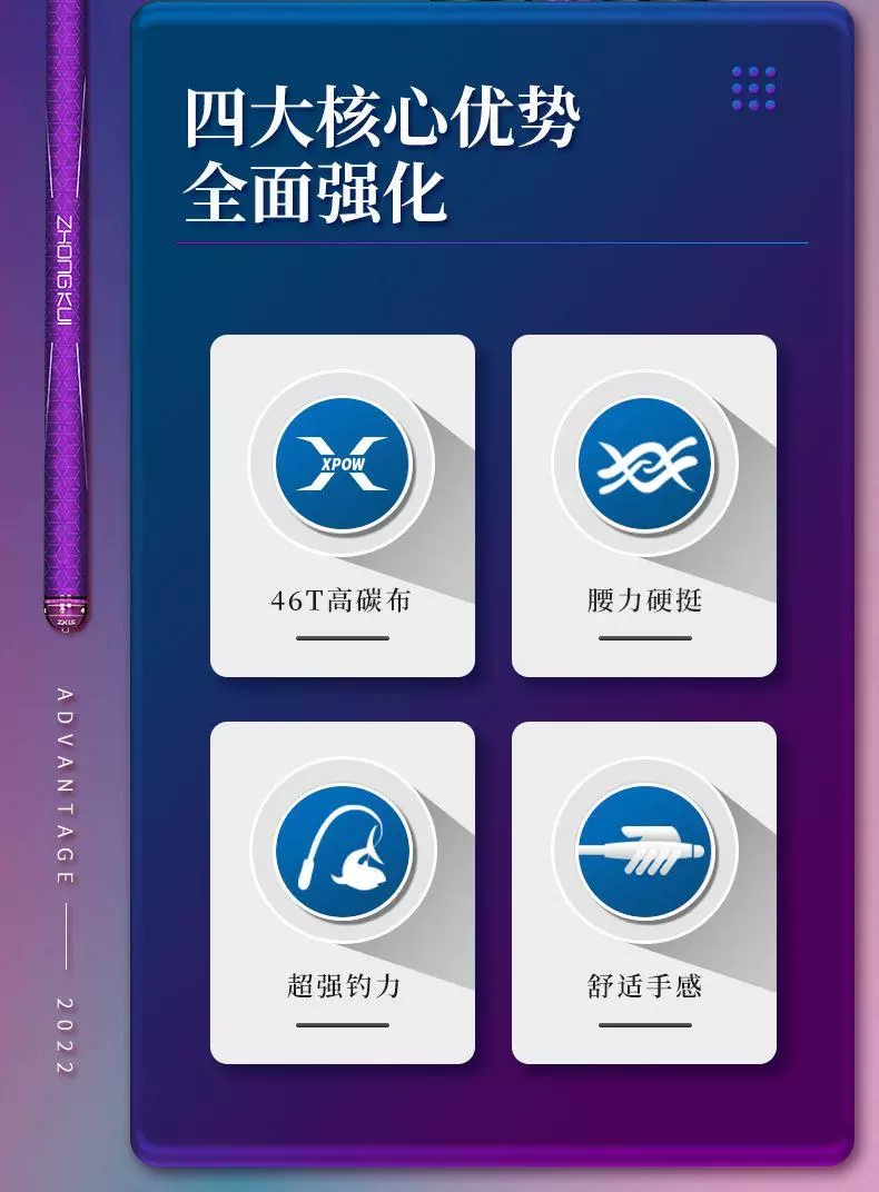 中逵王钻致轻台钓鱼竿超轻超硬轻量小综合  休闲野钓鲫  鲤鱼鱼竿