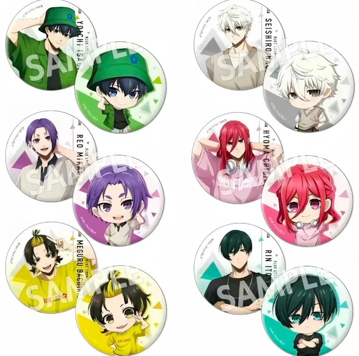 【蓝锁大解剖展吧唧】正比+Q版 潮玩盲盒(拆盒代拆)
