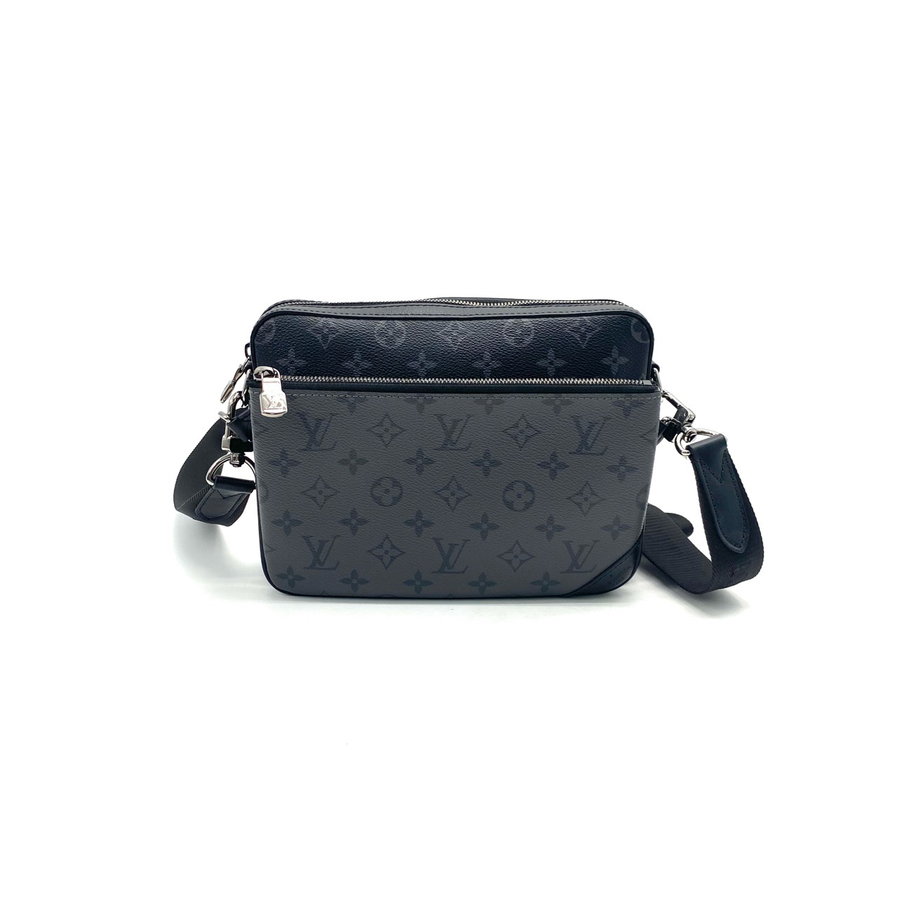 99新 LouisVuitton/路易威登 黑花三合一邮差 尺寸25/18 