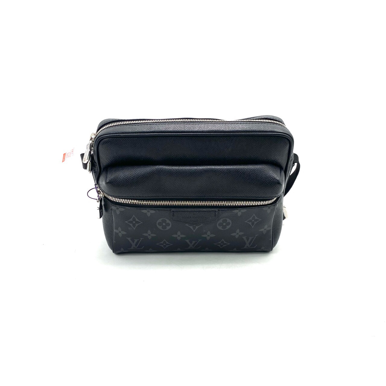 99新 LouisVuitton/路易威登 黑老花outdoor邮差包尺寸26/20