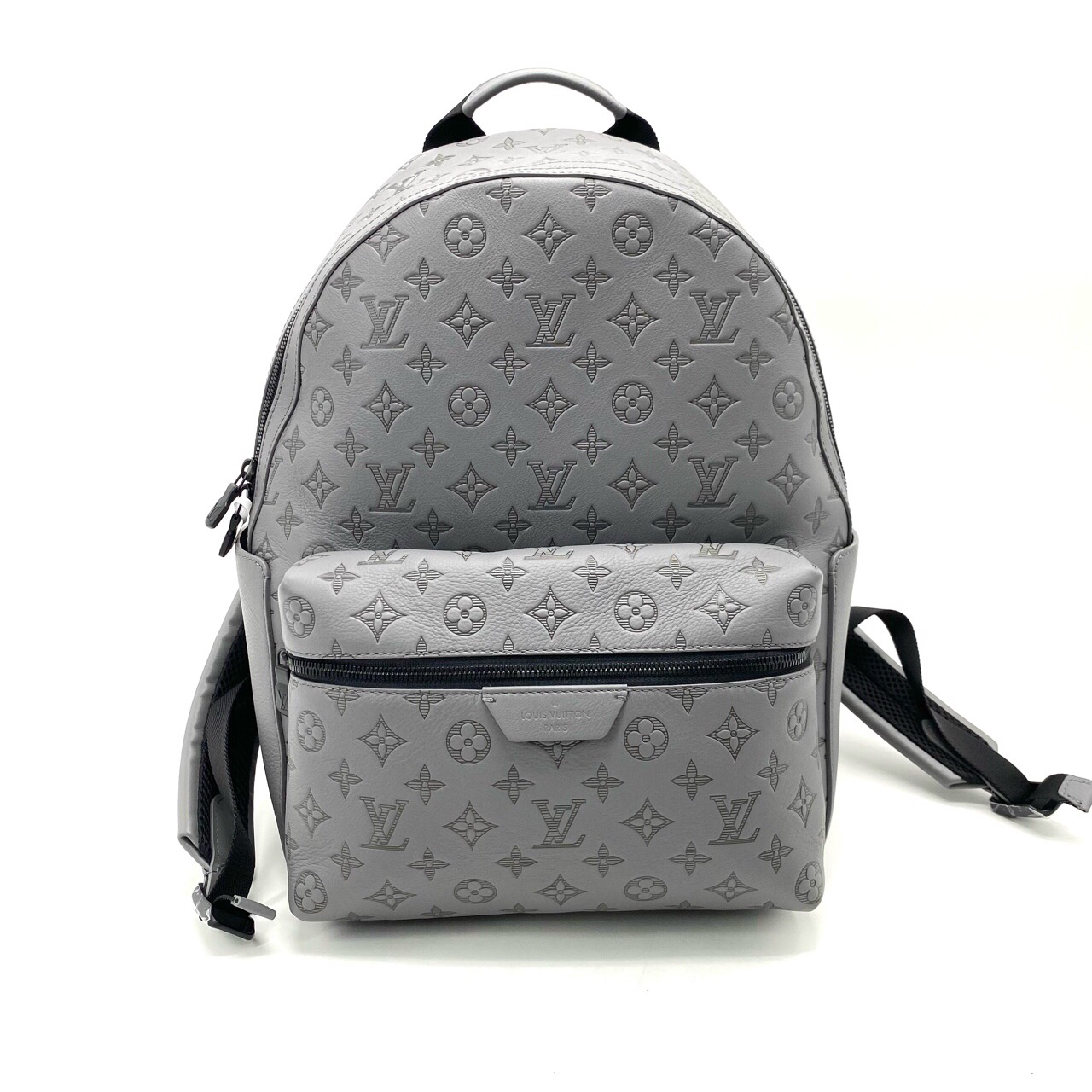 99新 LouisVuitton/路易威登 灰色压花阿波罗双肩包尺寸29/38/20