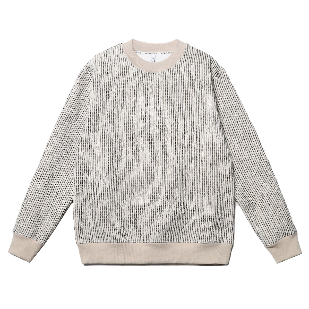 JN春冬季新款日系都市简约百搭条纹纹理卫衣休闲时尚宽松上衣外套