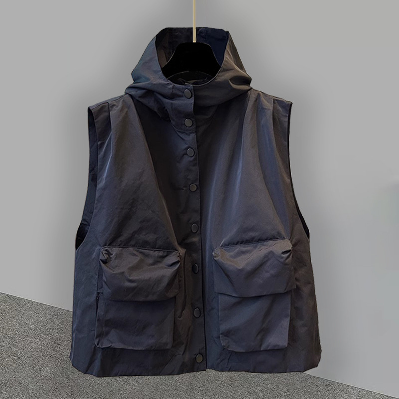 秋季新款马甲男休闲夹克外套百搭潮流学生工装秋季外套男