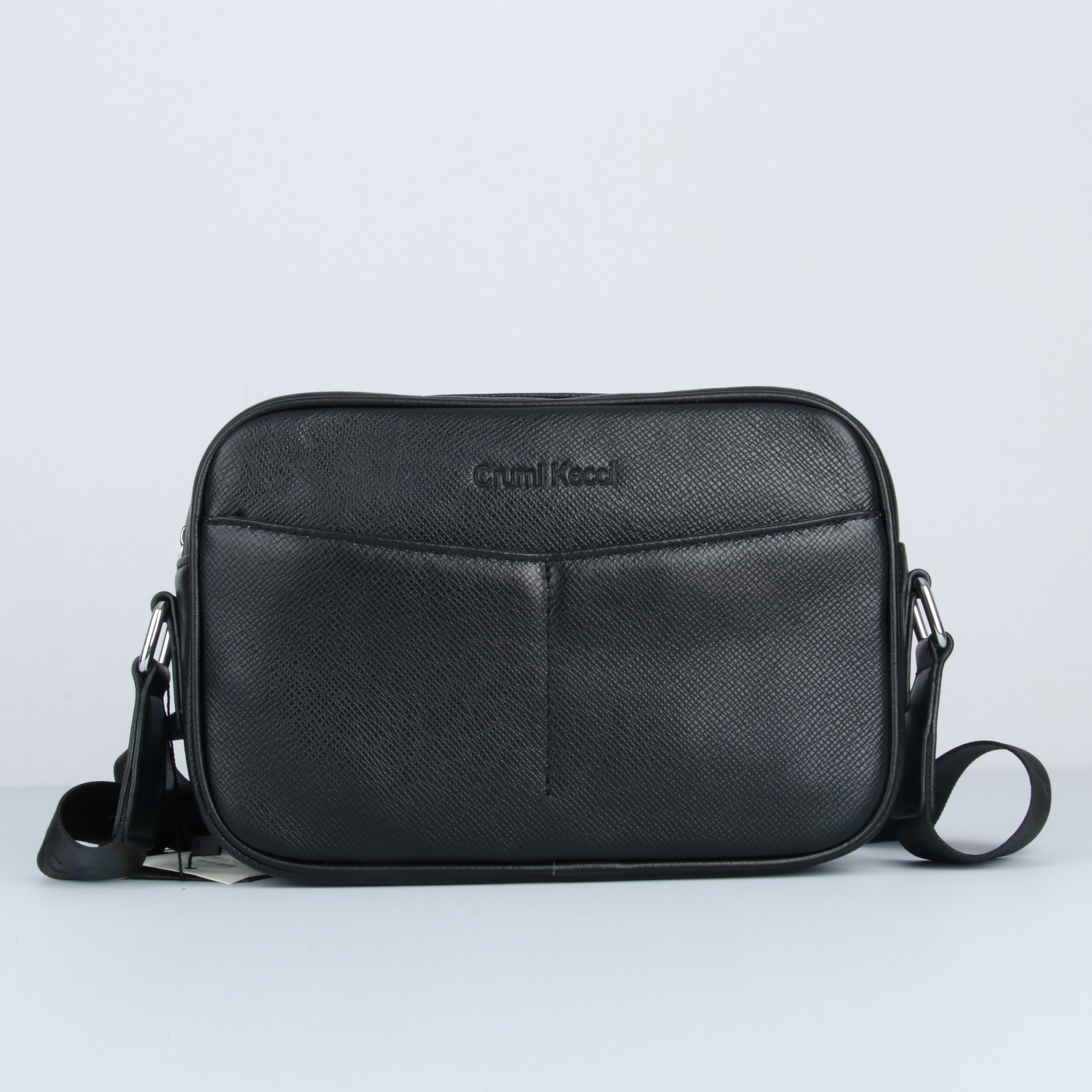 横板小地雷男士牛皮单肩斜挎包CK-112