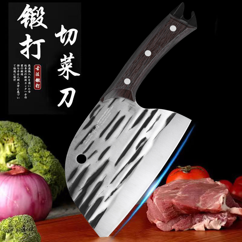 (浮力)菜刀锻打锋利厨师刀菜刀厨房家用厨房菜刀切菜刀切片刀