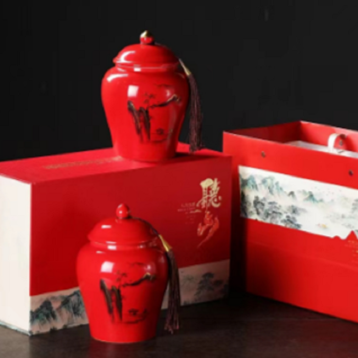 听山大红袍高档礼盒茶叶武夷岩茶乌龙茶高档礼盒装送礼