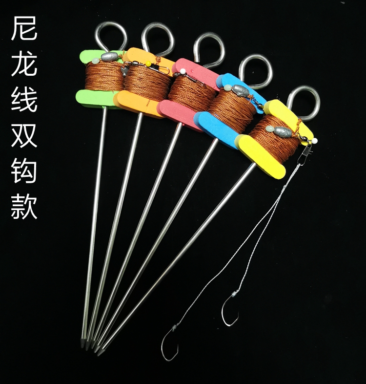 钓甲鱼钩全套地插线组成品套装钓甲鱼针钩王八钩老鳖鲶鱼钩鳝鱼勾