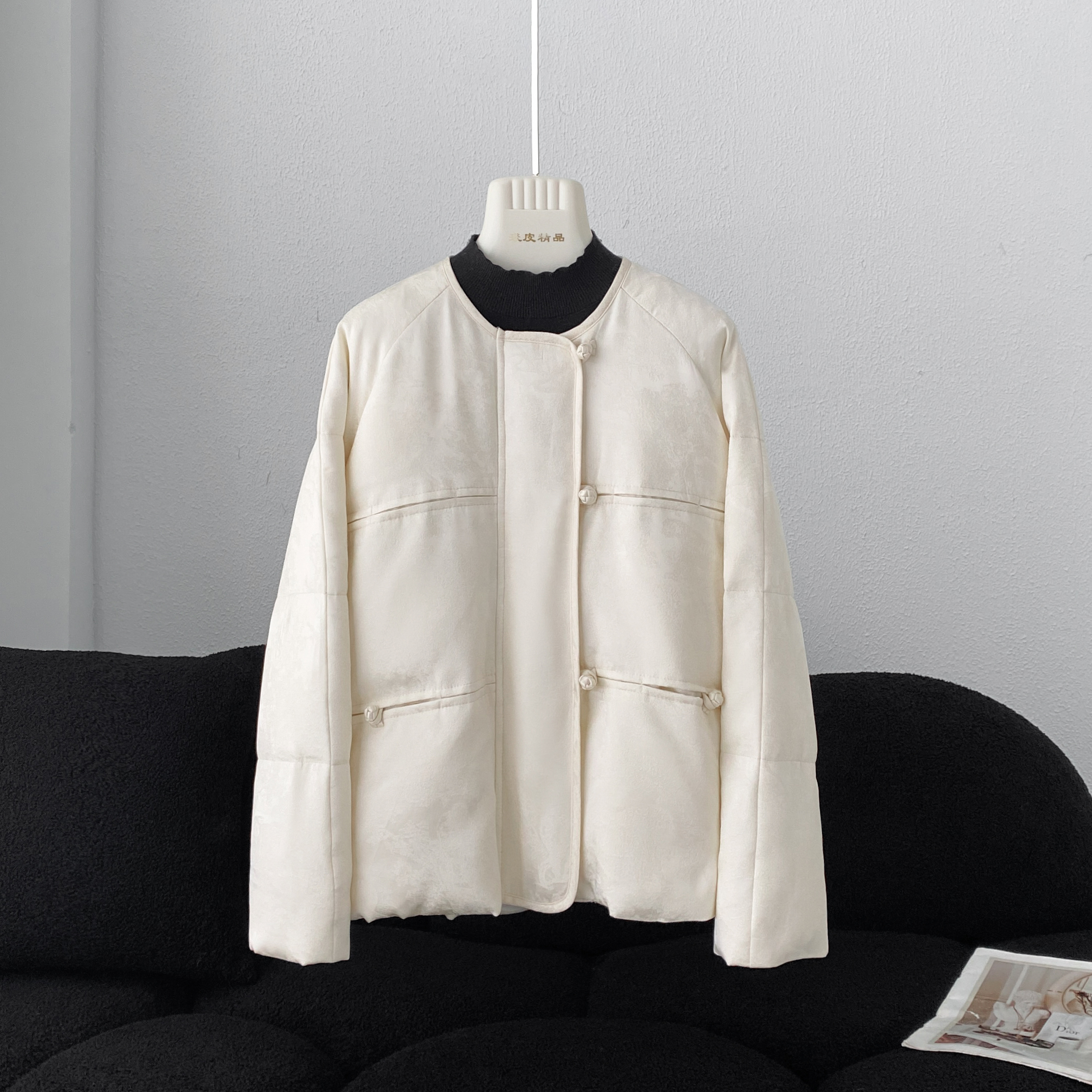 KAISER/凯撒4Y2859冬季新款简约时尚风大气保暖中长款羽绒服外套