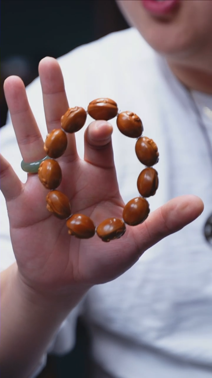 【闪购商品】橄榄核核雕铁核无相佛