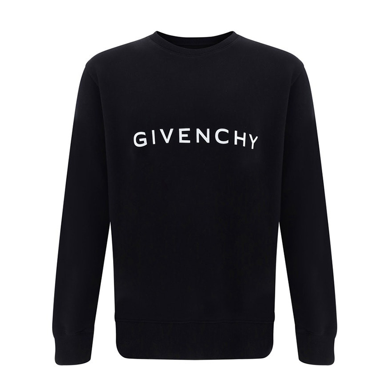 【双11好礼】Givenchy纪梵希 男士黑色棉质印花圆领套头卫衣