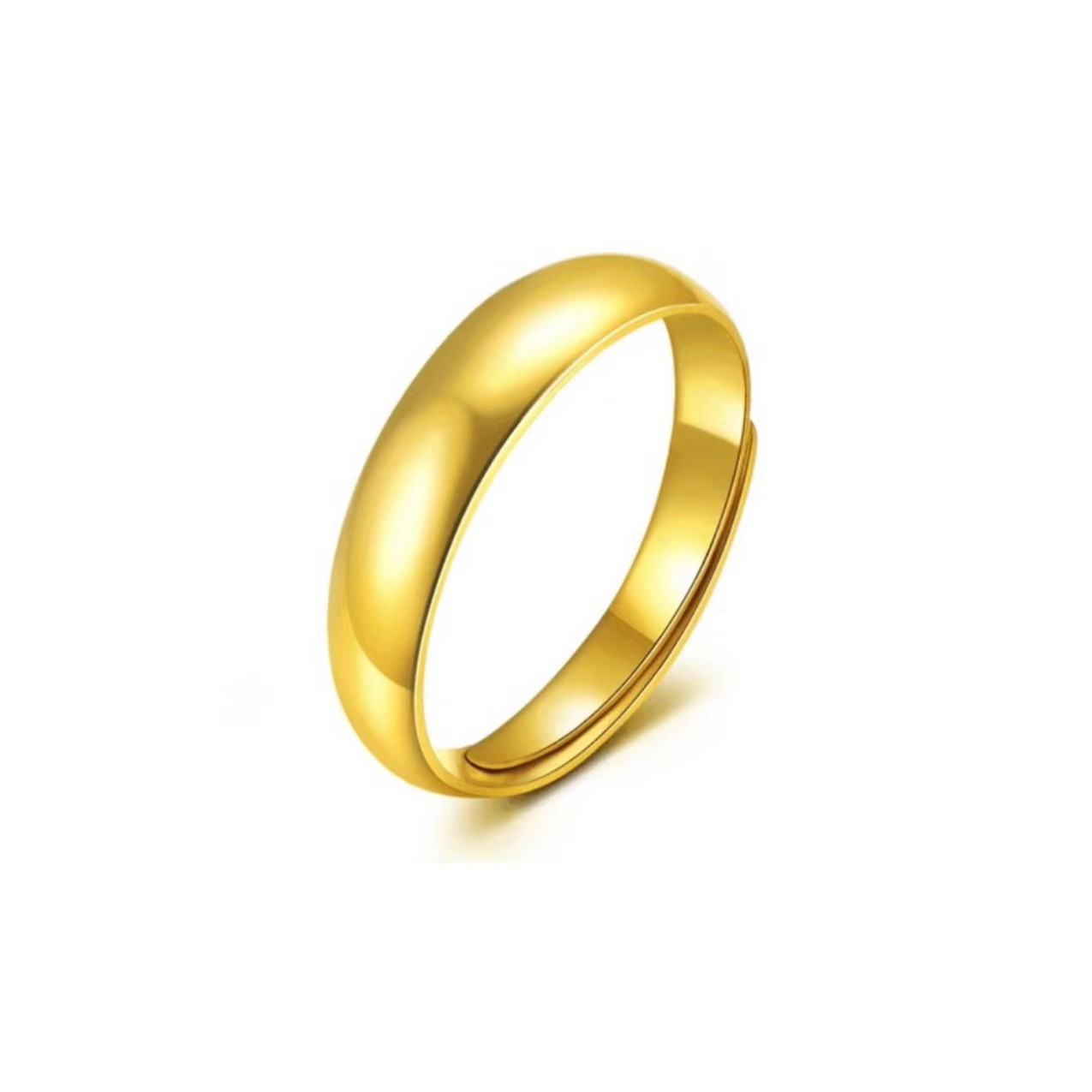 足银戒指 【臻选】光面泥鳅背戒指