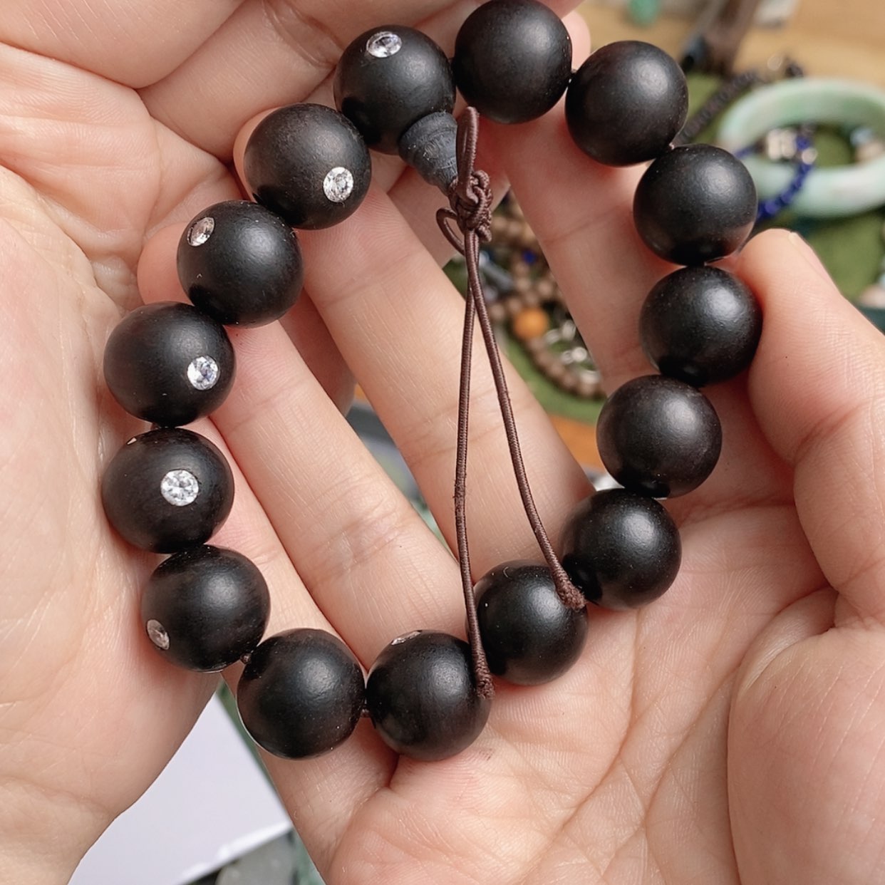 【闪购商品】黑檀木手串/手链健****盖