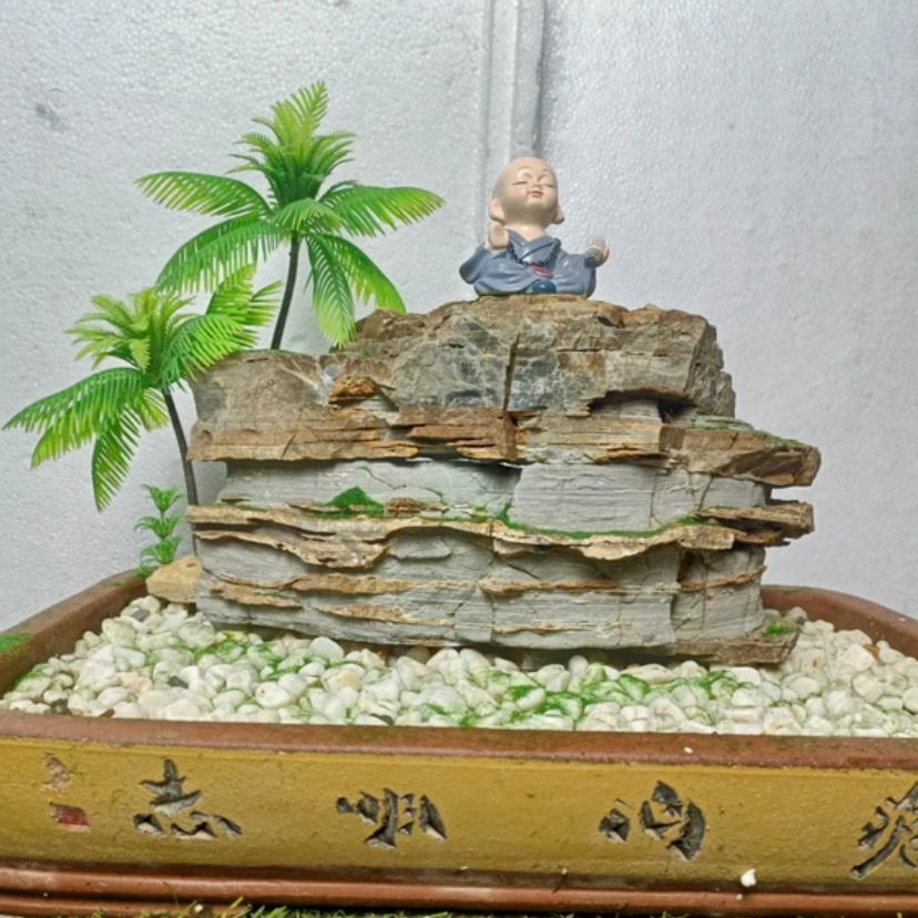 （新疆直发）奇石盆景石造景石可雕刻罗布泊石农