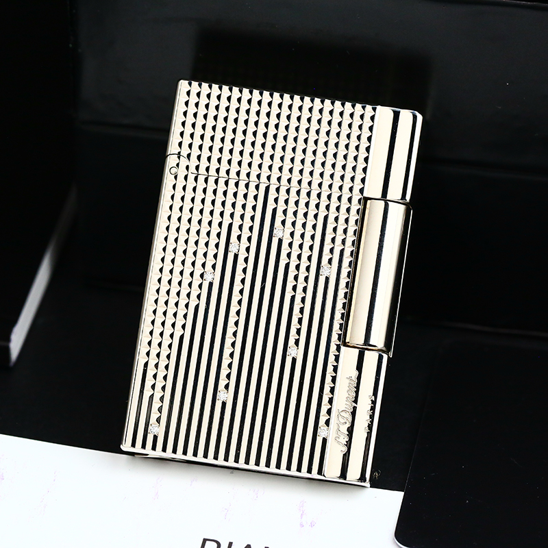 Dupont充气打火机钻石雨盖茨比限量版男士经典高档款稀有收藏纯铜