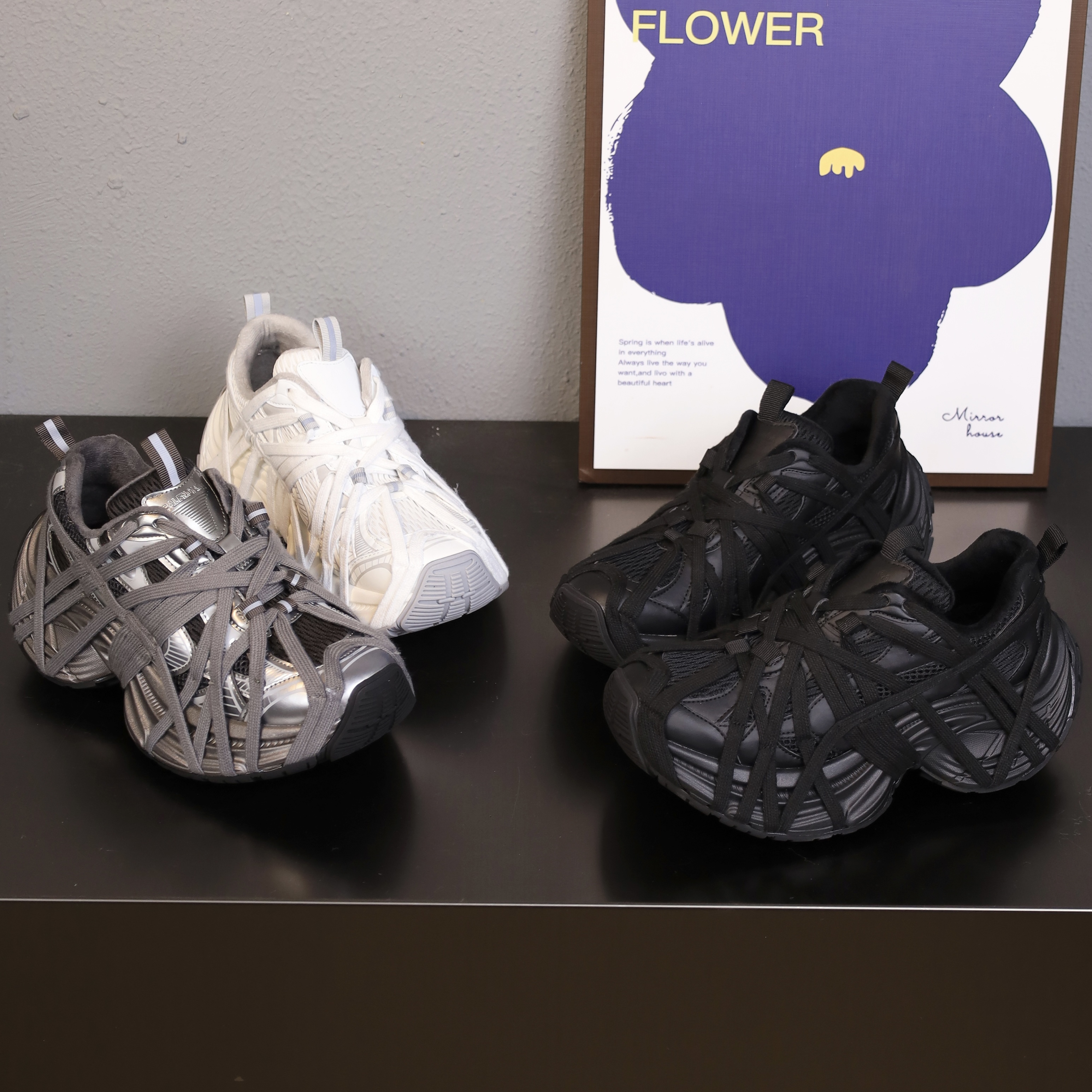 春暖花开|2024潮流厚底懒人一脚瞪休闲女鞋66039潮鞋软底