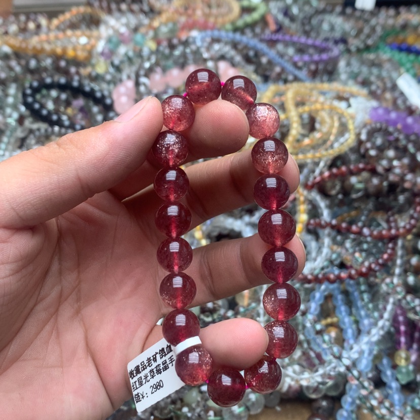 【闪购商品】石英质玉手链未镶嵌