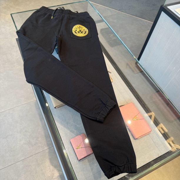 全新未使用 VERSACE/范思哲 国内现货/新款烫金卫裤