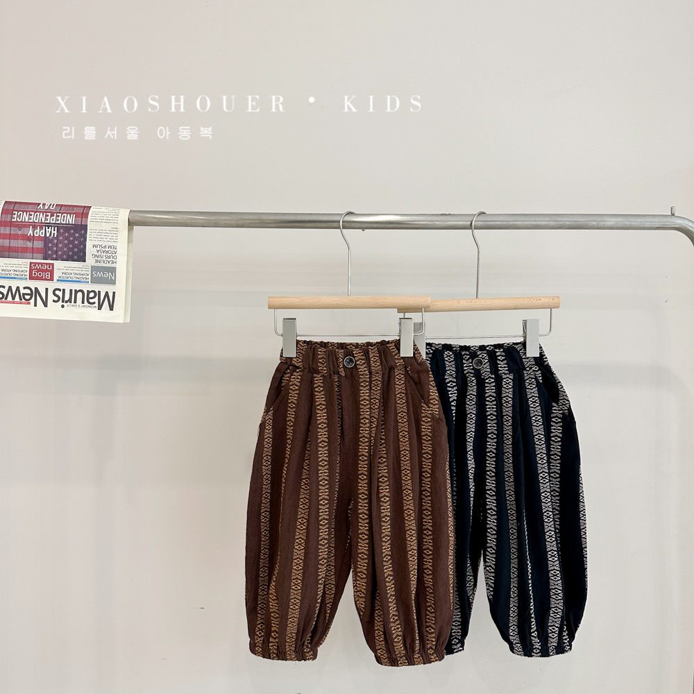 【小首尔】现货-秋秋儿童韩版时尚休闲宽松日常裤子hss0001