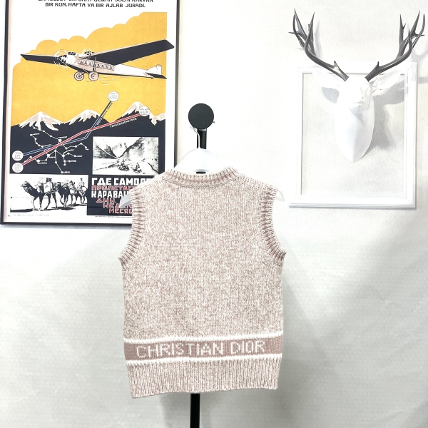 迪奥/丝缎、羊毛、亮片/马甲/95新/市场价12900/z0829