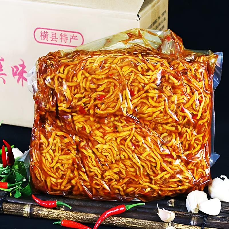 广西横县特产/美味木瓜丝酱菜八斤装/早餐店饭店配料小菜微辣爽口