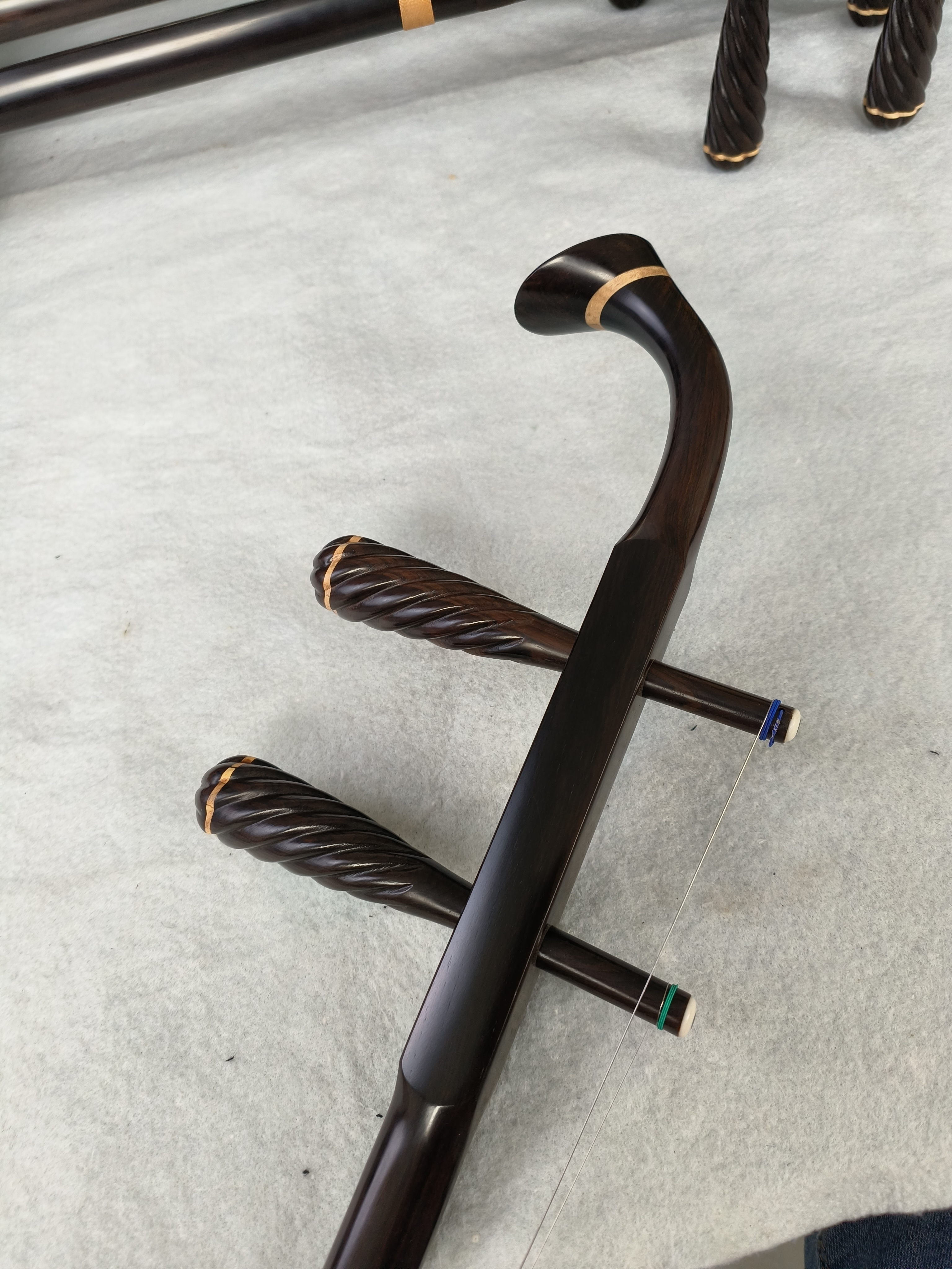 精品黑檀二胡纯手工蒙皮福利款