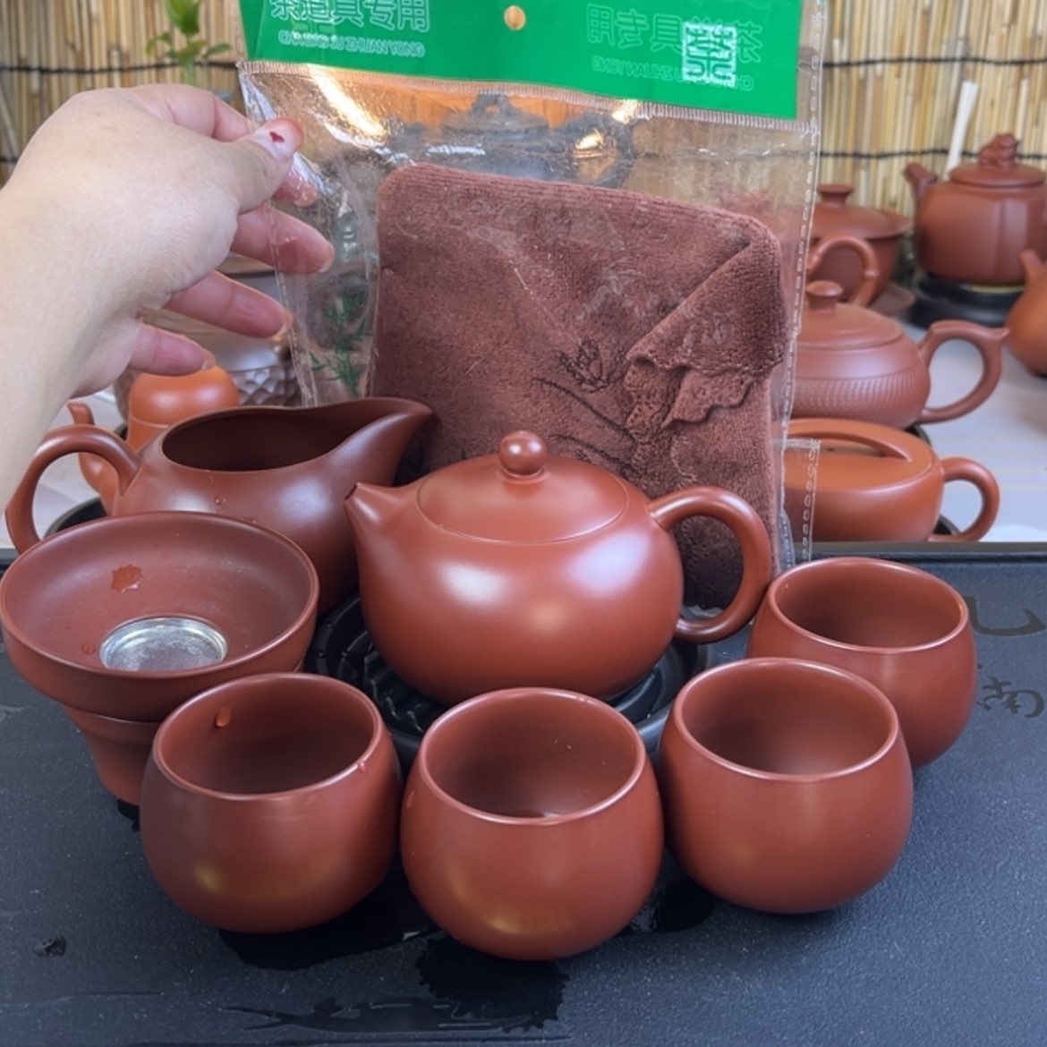 【闪购商品】紫砂200毫升西施套装